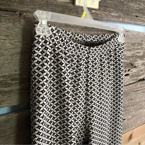 Just cozy size XL blackWhite patternedfleece lined leggings